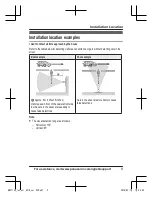 Предварительный просмотр 9 страницы Panasonic HomeHawk KX-HNC715C Installation Manual