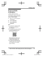 Preview for 47 page of Panasonic HomeHawk KX-HNC715C Installation Manual