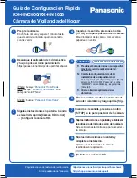 Preview for 2 page of Panasonic HomeHawk KX-HNC800 Quick Setup Manual