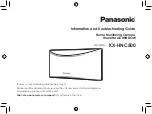 Panasonic HomeHawk WINDOW Information And Troubleshooting Manual предпросмотр