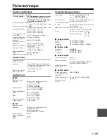 Предварительный просмотр 65 страницы Panasonic HT-R540 (French) Manuel D'Instructions