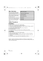 Preview for 2 page of Panasonic HX-A1 Owner'S Manual