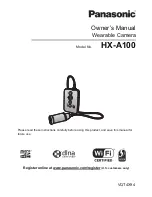 Panasonic HX-A100 Owner'S Manual preview