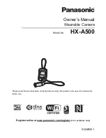 Panasonic HX-A500 Owner'S Manual предпросмотр