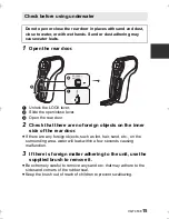 Предварительный просмотр 15 страницы Panasonic HX-DC2 Owner'S Manual