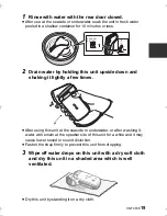 Предварительный просмотр 19 страницы Panasonic HX-DC2 Owner'S Manual