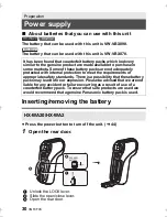 Предварительный просмотр 30 страницы Panasonic HX-DC2 Owner'S Manual