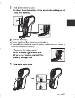 Предварительный просмотр 31 страницы Panasonic HX-DC2 Owner'S Manual