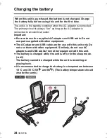 Предварительный просмотр 34 страницы Panasonic HX-DC2 Owner'S Manual