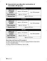 Предварительный просмотр 38 страницы Panasonic HX-DC2 Owner'S Manual