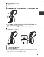 Предварительный просмотр 41 страницы Panasonic HX-DC2 Owner'S Manual