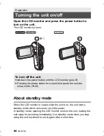 Предварительный просмотр 44 страницы Panasonic HX-DC2 Owner'S Manual