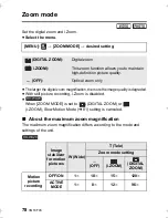 Предварительный просмотр 78 страницы Panasonic HX-DC2 Owner'S Manual