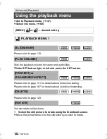 Предварительный просмотр 122 страницы Panasonic HX-DC2 Owner'S Manual