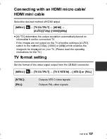 Предварительный просмотр 137 страницы Panasonic HX-DC2 Owner'S Manual