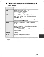 Предварительный просмотр 153 страницы Panasonic HX-DC2 Owner'S Manual