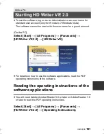 Предварительный просмотр 161 страницы Panasonic HX-DC2 Owner'S Manual