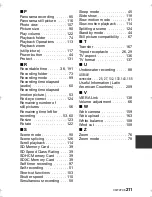 Предварительный просмотр 211 страницы Panasonic HX-DC2 Owner'S Manual