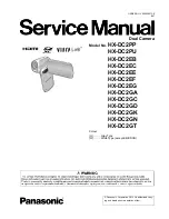 Предварительный просмотр 1 страницы Panasonic HX-DC2PP Service Manual