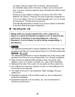 Preview for 9 page of Panasonic HX-WA03W Owner'S Manual