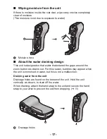 Preview for 17 page of Panasonic HX-WA03W Owner'S Manual