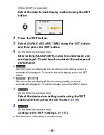 Preview for 40 page of Panasonic HX-WA03W Owner'S Manual