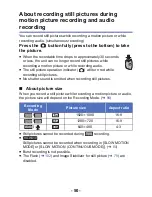 Preview for 50 page of Panasonic HX-WA03W Owner'S Manual