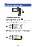 Preview for 60 page of Panasonic HX-WA03W Owner'S Manual