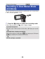 Preview for 80 page of Panasonic HX-WA03W Owner'S Manual