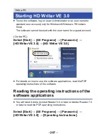 Preview for 207 page of Panasonic HX-WA03W Owner'S Manual