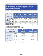 Preview for 234 page of Panasonic HX-WA03W Owner'S Manual