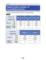 Preview for 236 page of Panasonic HX-WA03W Owner'S Manual