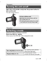 Предварительный просмотр 31 страницы Panasonic HX-WA2 Basic Operating Instructions Manual