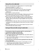 Preview for 14 page of Panasonic HX-WA20 Basic Operating Instructions Manual