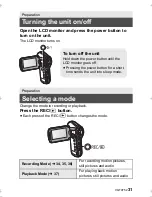 Предварительный просмотр 31 страницы Panasonic HX-WA20 Basic Operating Instructions Manual