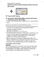 Предварительный просмотр 33 страницы Panasonic HX-WA20 Basic Operating Instructions Manual