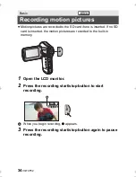 Предварительный просмотр 34 страницы Panasonic HX-WA20 Basic Operating Instructions Manual