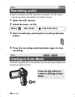 Предварительный просмотр 36 страницы Panasonic HX-WA20 Basic Operating Instructions Manual