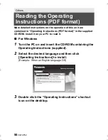 Preview for 50 page of Panasonic HX-WA20 Basic Operating Instructions Manual