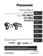 Preview for 1 page of Panasonic HX-WA2A Owner'S Manual