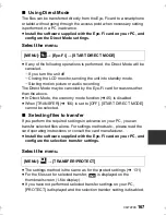 Preview for 167 page of Panasonic HX-WA2A Owner'S Manual