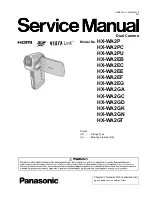 Panasonic HX-WA2P Servise Manual предпросмотр