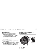 Preview for 8 page of Panasonic HX025 Operating Instructions Manual