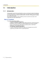 Preview for 12 page of Panasonic HYBRID IP-PBX KX-TDA100 Pc Programming Manual