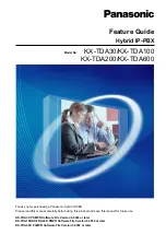Panasonic HYBRID IP-PBX KX-TDA200 Features Manual preview