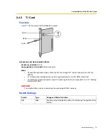 Preview for 75 page of Panasonic HYBRID IP-PBX KX-TDA200 Installation Manual