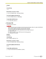 Preview for 561 page of Panasonic HYBRID IP-PBX KX-TDA200 Programming Manual