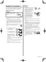 Preview for 5 page of Panasonic HZ1000H Series Operating Instructions Manual