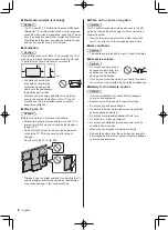 Предварительный просмотр 8 страницы Panasonic HZ2000H Series Operating Instructions Manual