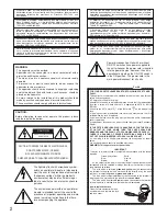 Предварительный просмотр 2 страницы Panasonic i-pro WJ-NT304 Operating Instructions Manual